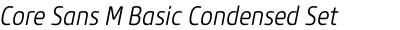 Core Sans M Basic Condensed Set